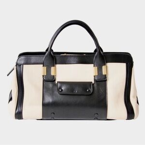 Chloe Alice -  Black And Cream Bag EUC
